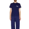Political Campaign T-Shirt, mittlere Passform „Pacific Blue White“ 620967TKVJ11195