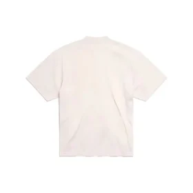 Politisches Stencil-T-Shirt „White Black“ 764235TQVI59784 Politisches Stencil-T-Shirt „White Black“ 764235TQVI59784