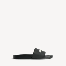 Pool-Sandalen für Herren in Schwarz/Weiß