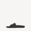 Pool-Sandalen für Herren in Schwarz/Weiß