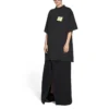 Post It T-Shirt Oversized „Washed Black“ 739028TOVD41055