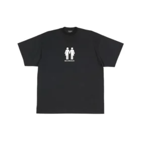 Pride 22 Oversized-Baumwoll-T-Shirt „Black White“ 694576TMVO21070 Pride 22 Oversized-Baumwoll-T-Shirt „Black White“ 694576TMVO21070