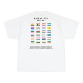Pride 22 Oversized-T-Shirt aus Baumwolle „Weiß Schwarz“ 694576TMVO20904 Pride 22 Oversized-T-Shirt aus Baumwolle „Weiß Schwarz“ 694576TMVO20904