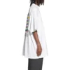 Pride 22 Oversized-T-Shirt aus Baumwolle „Weiß Schwarz“ 694576TMVO20904