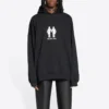 Pride-Hoodie, Boxy-Fit „Schwarz“ 651799TMVO31070