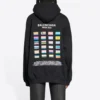 Pride-Hoodie, Boxy-Fit „Schwarz“ 651799TMVO31070