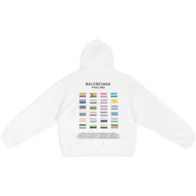 Pride-Hoodie, Boxy-Passform „Weiß“ 651799TMVO30904