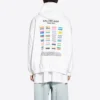 Pride-Hoodie, Boxy-Passform „Weiß“ 651799TMVO30904