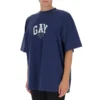 Pride T-Shirt, Boxy-Passform „Navy“ 651795TLV938561