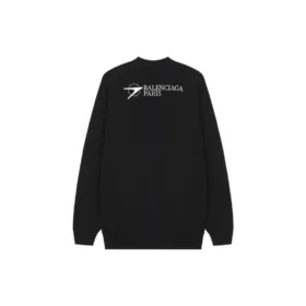 Pullover mit gesticktem Logo, mittlere Passform „Schwarz“ 652981TKV871070 Pullover mit gesticktem Logo, mittlere Passform „Schwarz“ 652981TKV871070