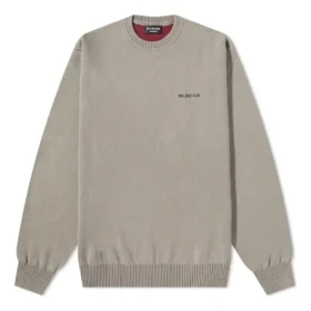 Pullover mit Rundhalsausschnitt „Khaki“ für die Political Campaign 695827T32385963