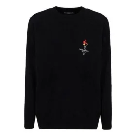 Pullover mit Rundhalsausschnitt zu den Olympischen Spielen in Paris „Schwarz“ 621032T41041070