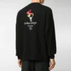 Pullover mit Rundhalsausschnitt zu den Olympischen Spielen in Paris „Schwarz“ 621032T41041070