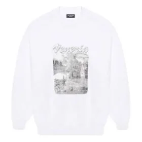 Pullover mit Venezia-Print „White“ 652981TKV899094 Pullover mit Venezia-Print „White“ 652981TKV899094