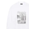 Pullover mit Venezia-Print „White“ 652981TKV899094