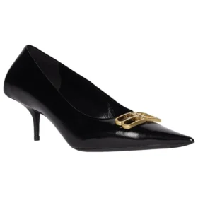 Pumps „Black Shiny Lambskin“ mit quadratischer Spitze, 60 mm Absatz, 694739WBD821080 Pumps „Black Shiny Lambskin“ mit quadratischer Spitze, 60 mm Absatz, 694739WBD821080