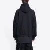 Qixi Hoodie Wide Fit „Black“ 674986TLVC21070