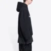 Qixi Hoodie Wide Fit „Black“ 674986TLVC21070