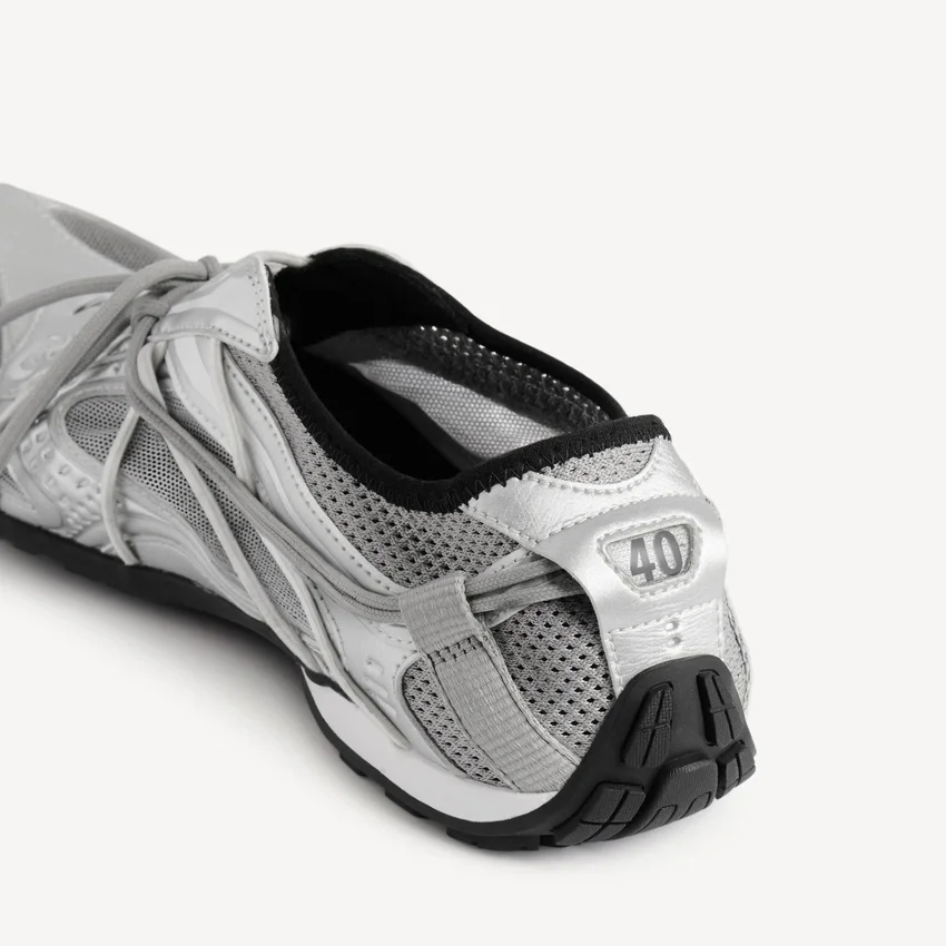 Radar-Slip-On-Sneaker für Damen in Grau/Schwarz/Weiß Radar-Slip-On-Sneaker für Damen in Grau/Schwarz/Weiß