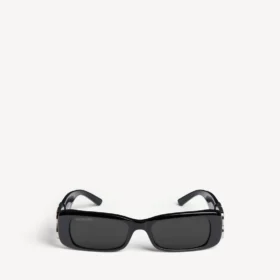 Rechteckige Damen-Sonnenbrille „Dynasty“ in Schwarz