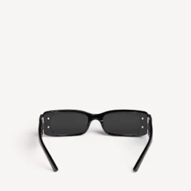 Rechteckige Damen-Sonnenbrille „Dynasty“ in Schwarz