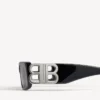 Rechteckige Damen-Sonnenbrille „Dynasty“ in Schwarz Rechteckige Damen-Sonnenbrille „Dynasty“ in Schwarz