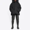 Reise-Parka mit Kapuze „Schwarz“ 704500TLP031000