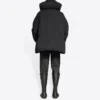 Reise-Parka mit Kapuze „Schwarz“ 704500TLP031000