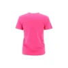 Retro-T-Shirt mit kleinem Logo, kurzärmelig, rosa 570796TBV435630