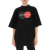 Retro-Uniform, lockeres Design, kurzärmelig, schwarz 620941TIV791000