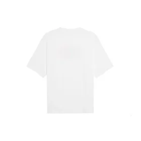 Retro-Uniform, lockeres Design, kurzärmelig, weiß 620941TIV799000
