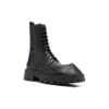Rhino 25-mm-Schnür-Stiefel „Black Smooth Calfskin“ 712638WBB501000