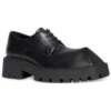 Rhino Derby-Schuhe „Black Smooth Calfskin“ 712391WBB501000