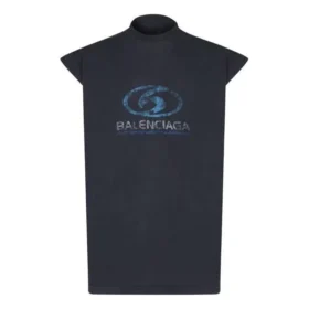 Ärmelloses Surfer-T-Shirt „Black Blue“ 767844TPVM31412