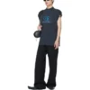 Ärmelloses Surfer-T-Shirt „Black Blue“ 767844TPVM31412