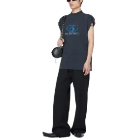 Ärmelloses Surfer-T-Shirt „Black Blue“ 767844TPVM31412