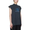 Ärmelloses Surfer-T-Shirt „Black Blue“ 767844TPVM31412