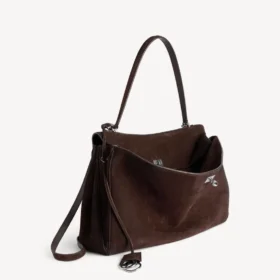 Rodeo-Handtasche groß in Hell-Espresso