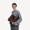 Rodeo-Handtasche groß in Hell-Espresso