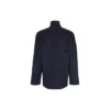 Rollkragenpullover aus gebürsteter Baumwolle mit Scribble-Logo „Navy“ 625935T31828065