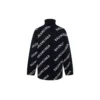 Rollkragenpullover mit All-Over-Logo „Black White“ 621018T15674177