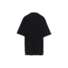 Rundhals-T-Shirt mit Aufdruck, schwarz 620941TIVD51000