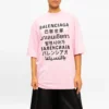 Rundhalsausschnitt, Kurzarm, Rosa 641532TJVI31401