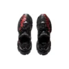 Runner Graffiti Sneaker „Schwarz und Rot aus Mesh und Nylon“ 677403W3RBQ1060