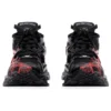 Runner Graffiti Sneaker „Schwarz und Rot aus Mesh und Nylon“ 677403W3RBQ1060