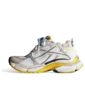 Runner-Sneaker „Beige, Weiß, Gelb, Nylon und wildlederähnlicher Stoff“ 772767W3RNY9170 Runner-Sneaker „Beige, Weiß, Gelb, Nylon und wildlederähnlicher Stoff“ 772767W3RNY9170