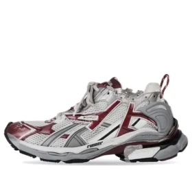 Runner-Sneaker „Burgundy Grey White Mesh and Nylon“ 677403W3RB39069