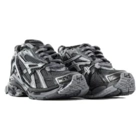 Runner Sneaker „Dunkelgrau und Schwarz, Mesh und Nylon“ 677403W3RBR1515