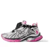 Runner-Sneaker „Silver White Pink Mesh and Nylon“ 677402W3RBW9155
