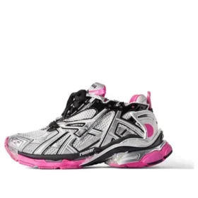 Runner-Sneaker „Silver White Pink Mesh and Nylon“ 677402W3RBW9155 Runner-Sneaker „Silver White Pink Mesh and Nylon“ 677402W3RBW9155